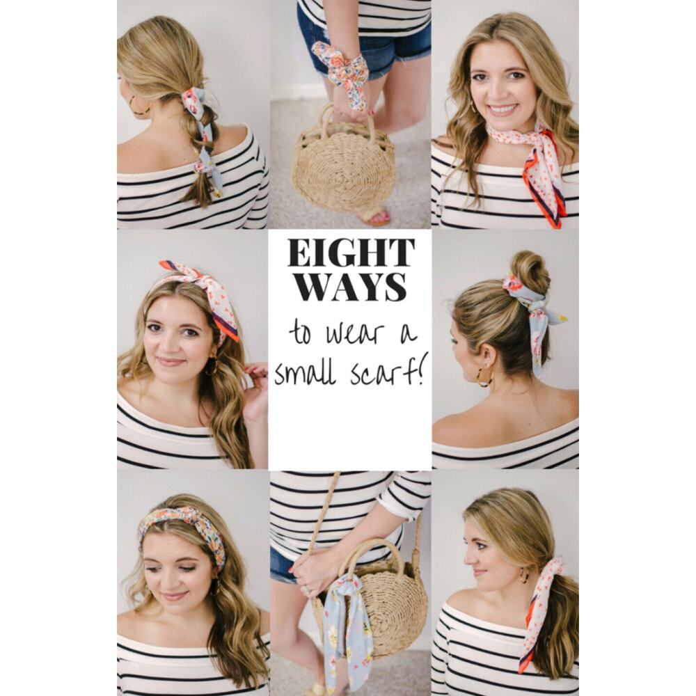 Dolce & Gabbana Signature Logo Silk Monogram Neck Hair Handbag Scarf  NWT - Picture 12 of 12